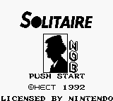 Solitaire (Japan) Title Screen